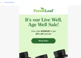 AGING20 coupon verification screenshot