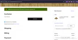 WELCOME10 coupon verification screenshot