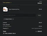 FORGOTTEN15 coupon verification screenshot