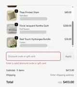 COMEBACK10 coupon verification screenshot