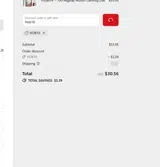 Hob10 coupon verification screenshot