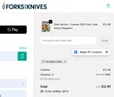 FROZENSORRY coupon verification screenshot