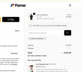 Forme coupon verification screenshot