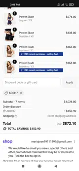 Forme coupon verification screenshot