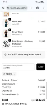 ADRRG coupon verification screenshot