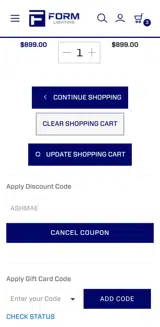 ASHMAE coupon verification screenshot