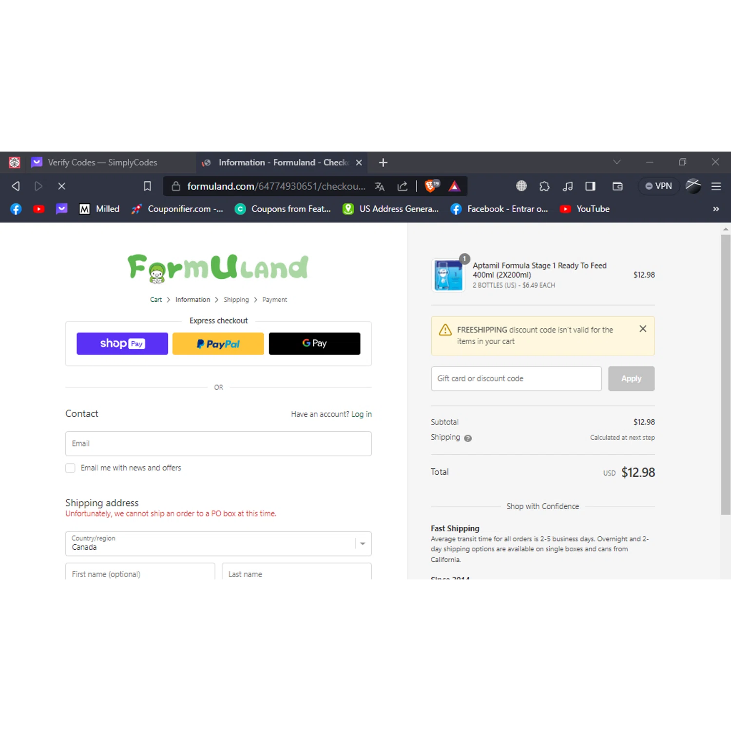 Formuland Discount Codes 10 Off August 2024