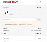 YOURSFREE coupon verification screenshot