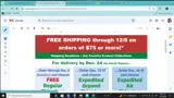 FREESHIP75 coupon verification screenshot