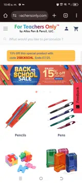For Teachers Only coupon verification screenshot