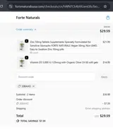 20BAHO coupon verification screenshot