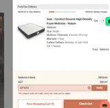 Forty Two coupon verification screenshot