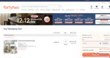 Forty Two coupon verification screenshot