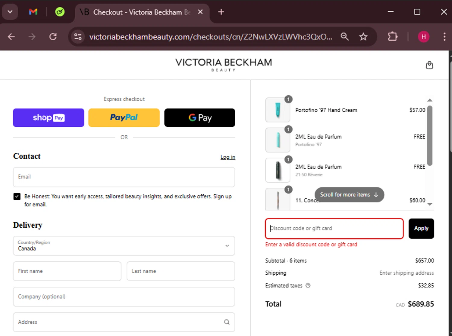 forward2me discount code screenshot showing code IWD25VB applied at forward2me checkout page. Uploaded by SimplyCodes community member RewardWarden8289 on Apr 14, 2025
