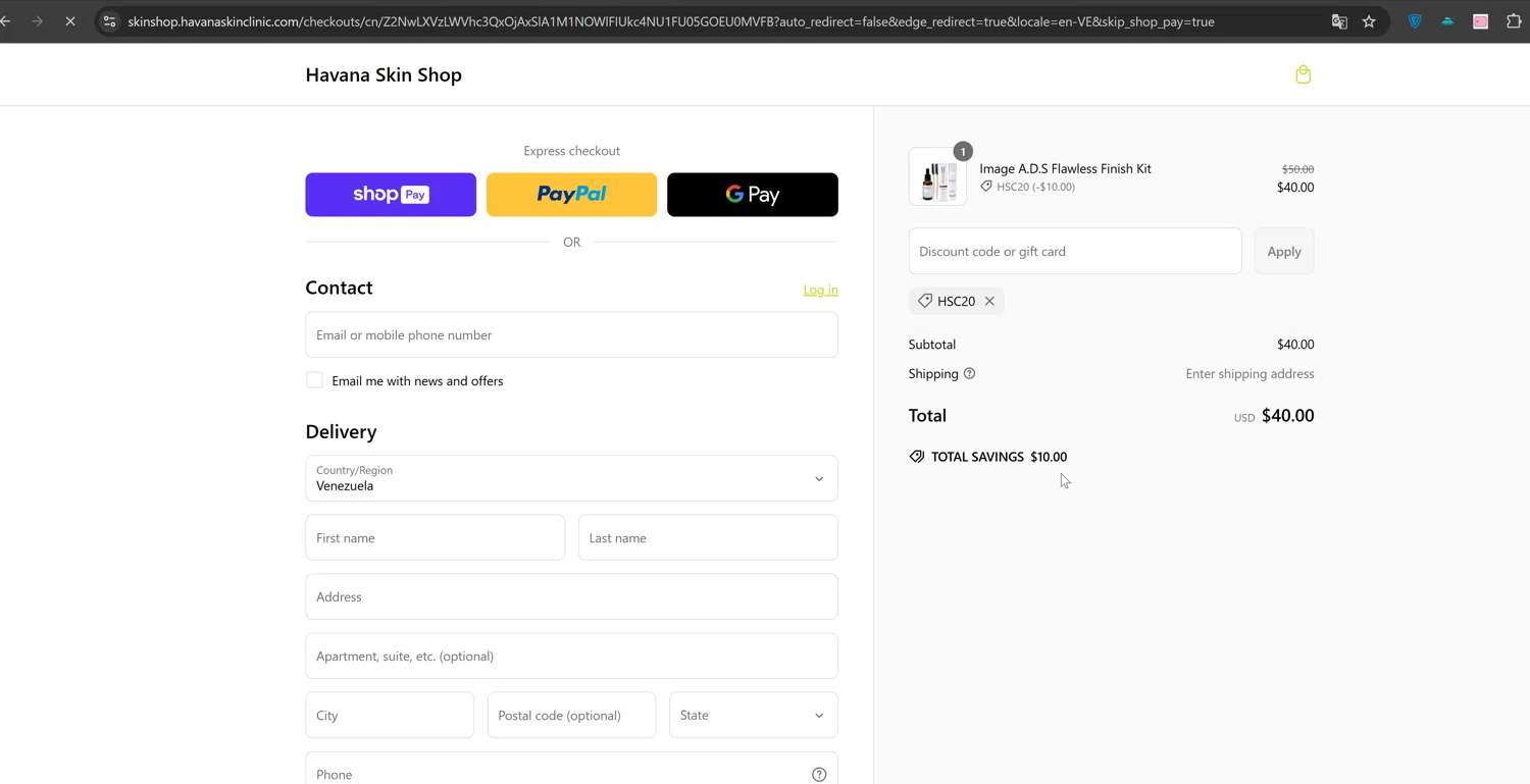forward2me checkout page showing forward2me discount code box | Screenshot taken by SimplyCodes community member on Mar 12, 2025