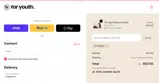 For Youth coupon verification screenshot