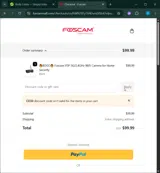 CD30 coupon verification screenshot