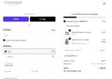 Fostered Collection coupon verification screenshot