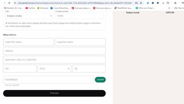 Found checkout page showing Found promo code box | Screenshot taken by SimplyCodes community member on Aug 21, 2025