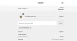 Fount coupon verification screenshot