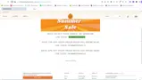 SUMMERSAVE5 coupon verification screenshot