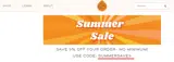 SUMMERSAVE5 coupon verification screenshot