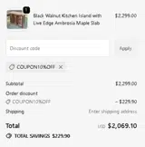 COUPON10%OFF coupon verification screenshot