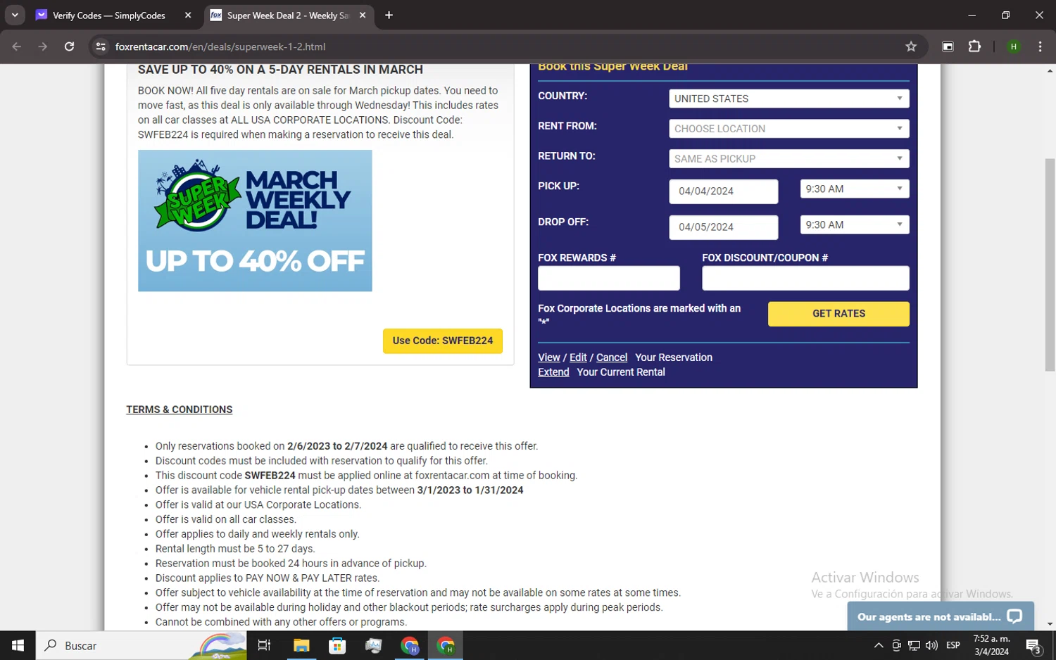 Fox Rent A Car Promo Codes 15 Off June 2024