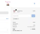 Foxyavenue coupon verification screenshot