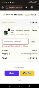 Freeship coupon verification screenshot