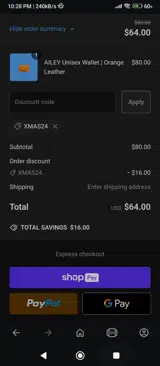 xmas24 coupon verification screenshot