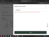 JSM35 coupon verification screenshot