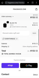 EVERYTHING52 coupon verification screenshot