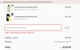 FRGUSA10 coupon verification screenshot