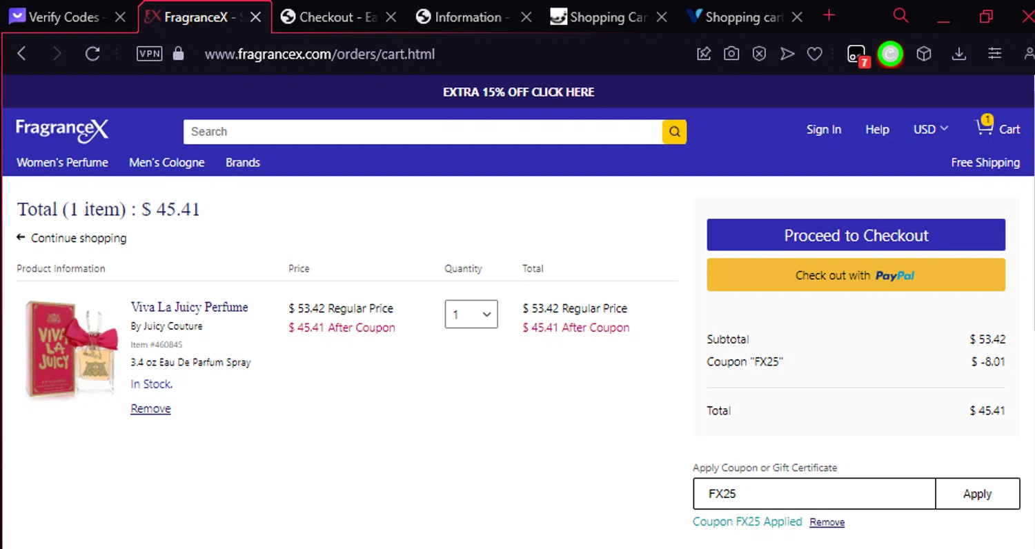 FragranceX Promo Codes 15 Off December 2023