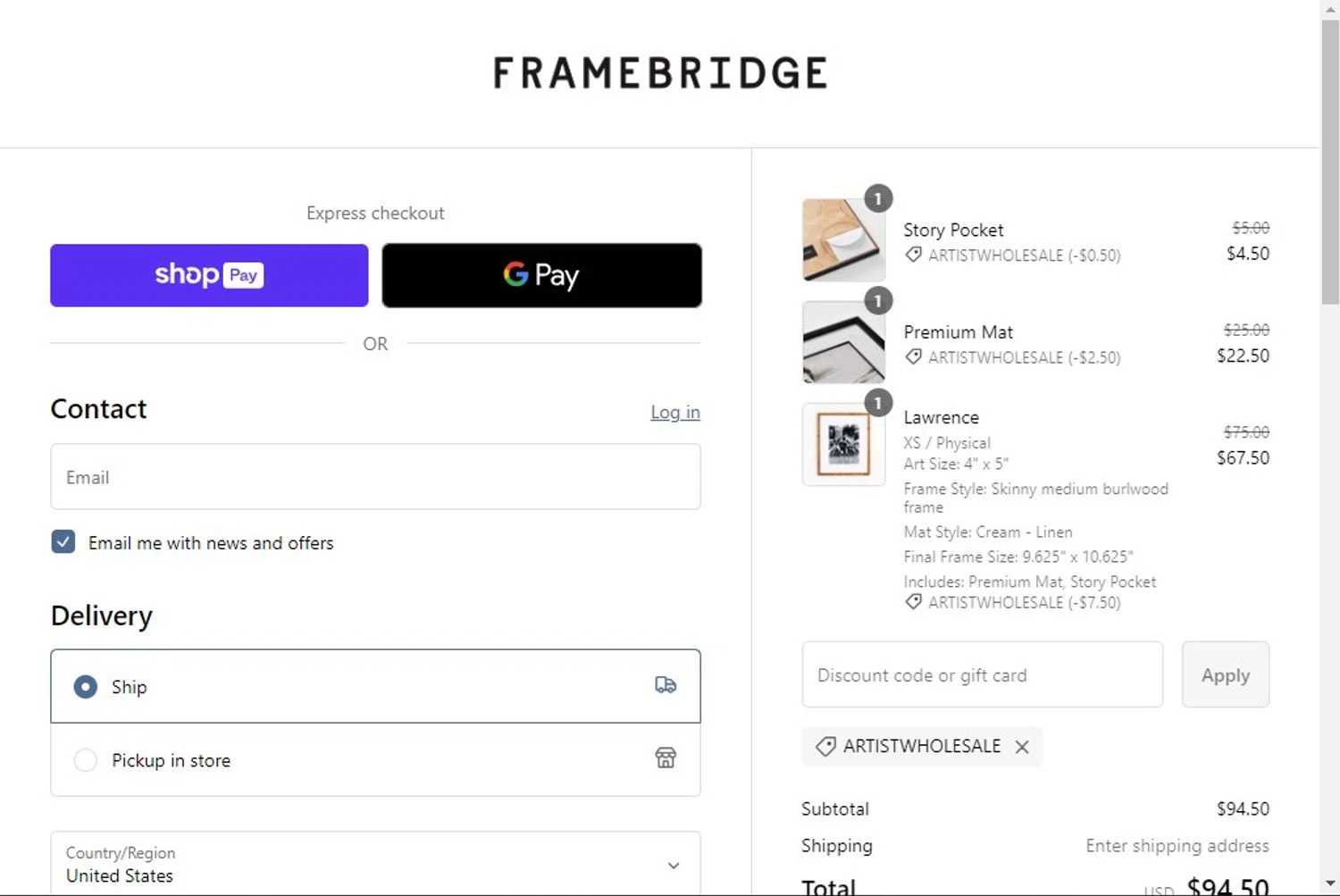 Framebridge Promo Codes 10 Off October 2024