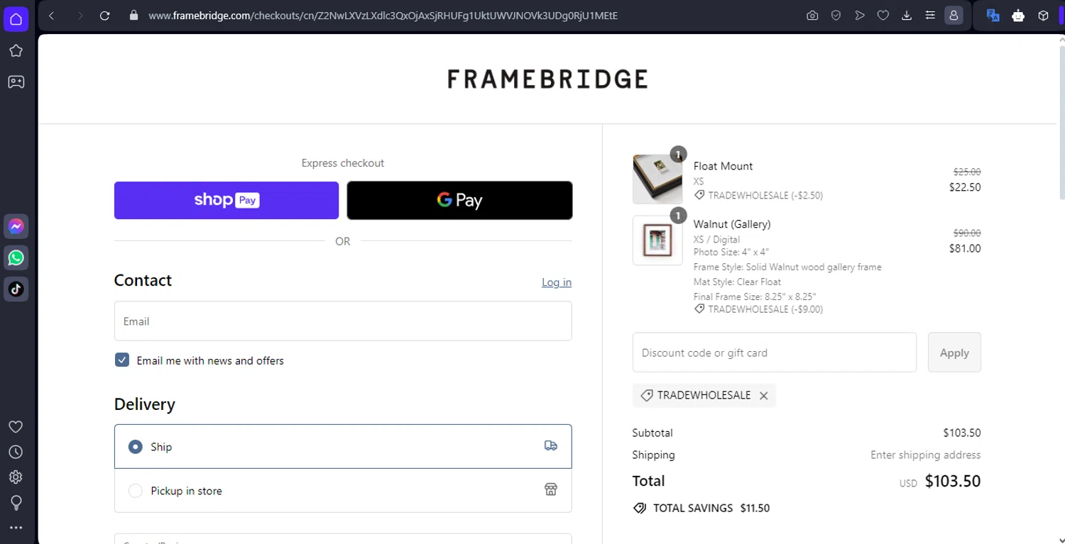 Framebridge Promo Codes 10 Off December 2024