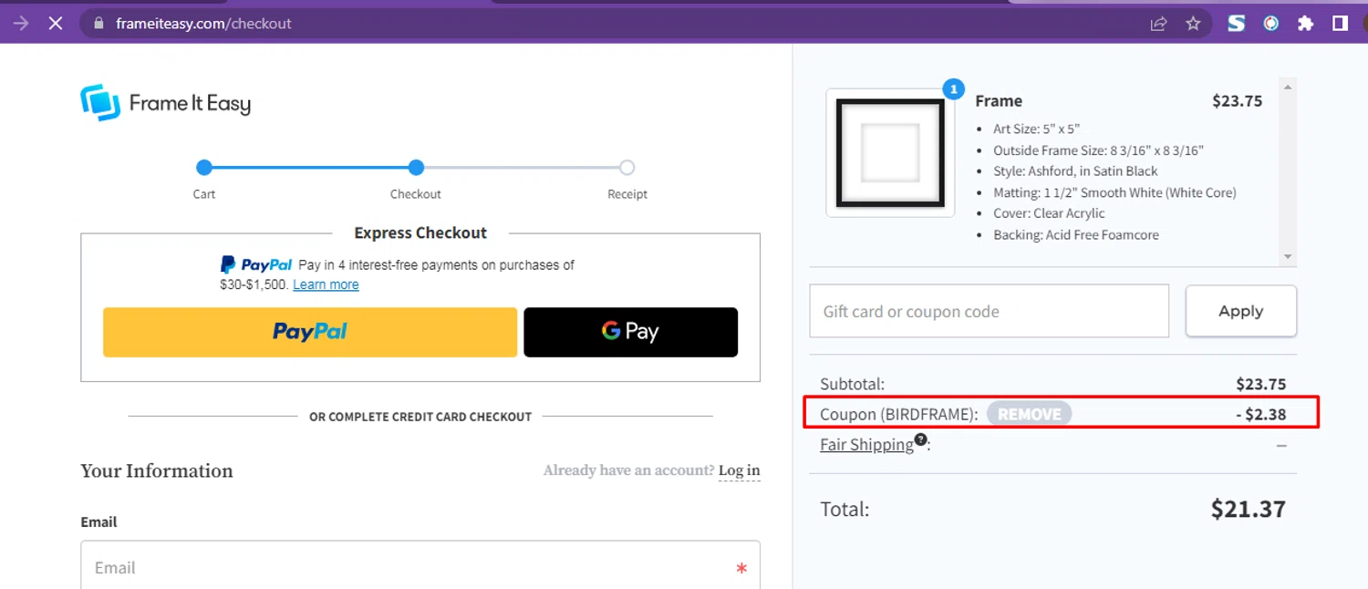 Frame It Easy Coupons 10 Off Coupon Codes in August 2024 SimplyCodes