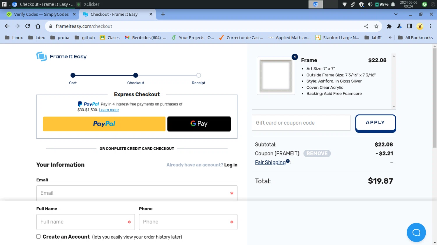 Frame It Easy Promo Codes 10 Off July 2024