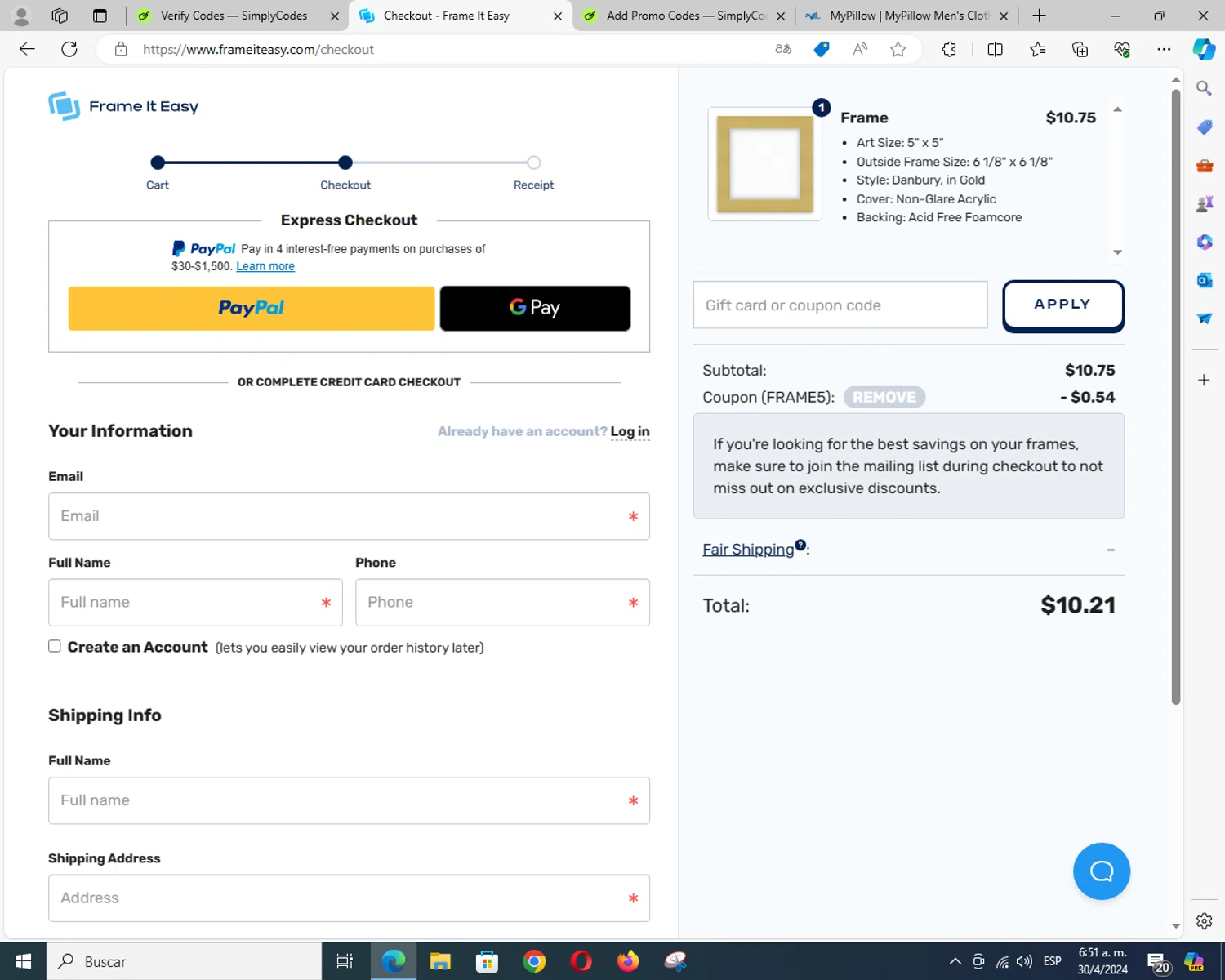 Frame It Easy Coupons 10 Off September 2024