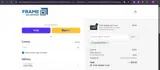 Frame My Collection coupon verification screenshot