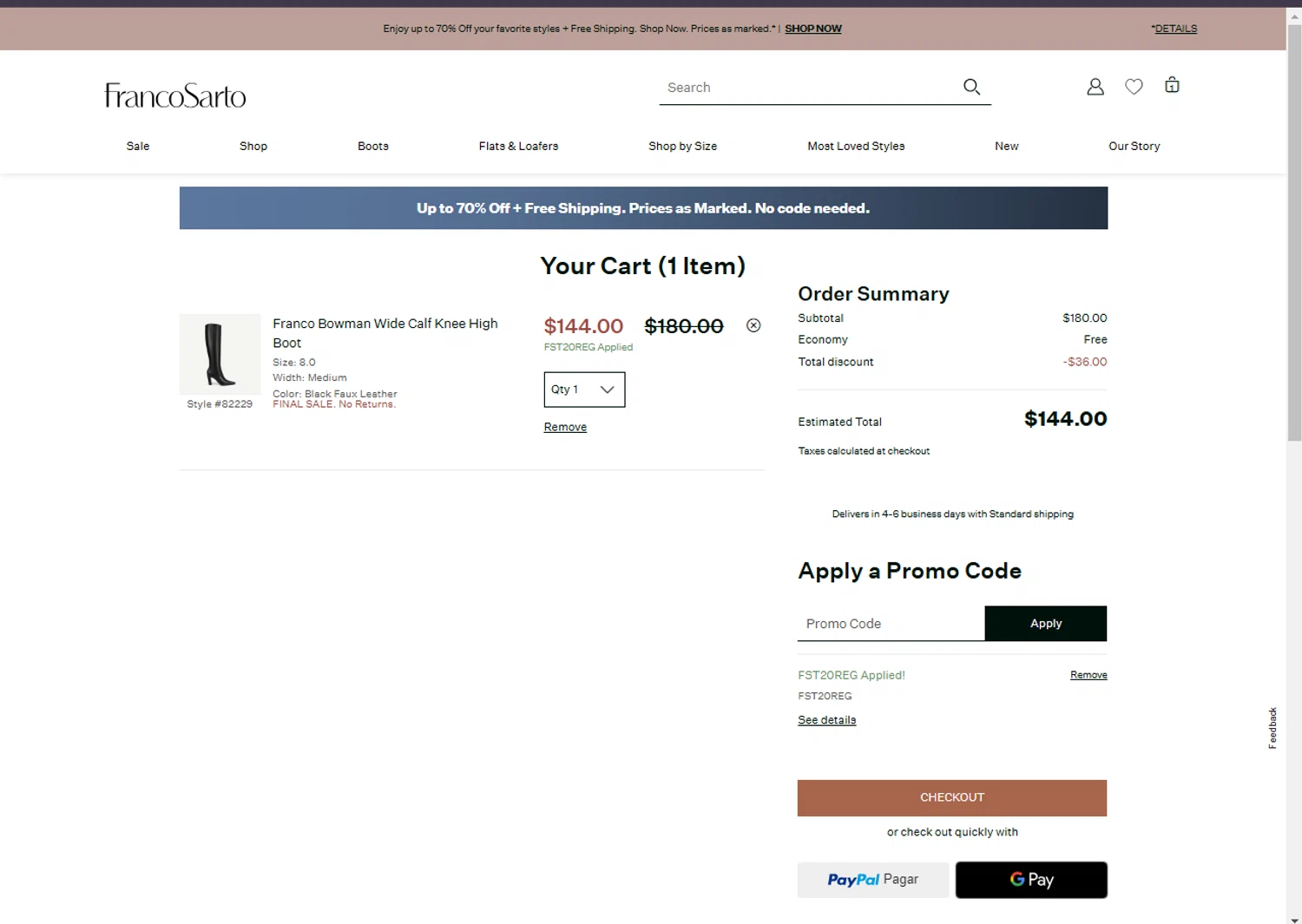 Franco sarto online coupons on sale