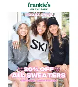Frankie's on the Park coupon verification screenshot