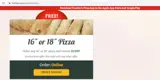 Online coupon verification screenshot