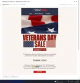 VET25 coupon verification screenshot