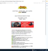 Frank's Great Outdoors coupon verification screenshot