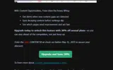 CONTENT30 coupon verification screenshot