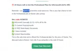 SCARY25 coupon verification screenshot