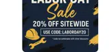 LABORDAY20 coupon verification screenshot