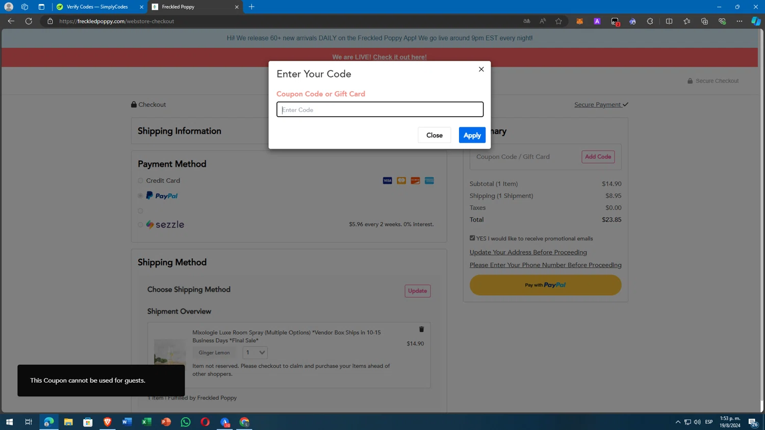 Freckled Poppy Coupon Codes 15 Off September 2024